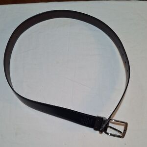 Original Penguin Men's Black Leather Belt Size 34/85